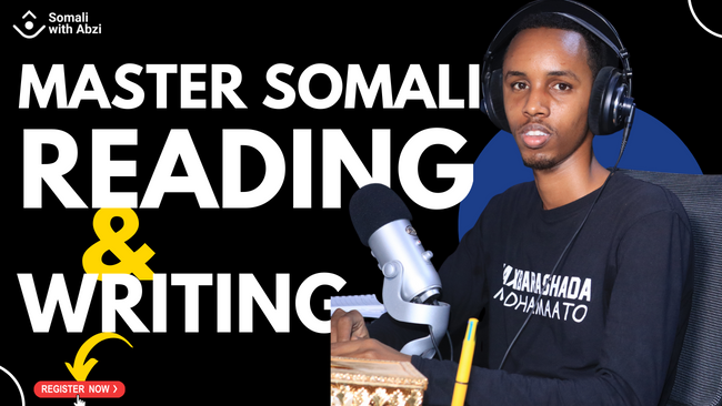 Learn Somali Reading and Writing from Scratch